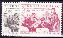 ** Tchécoslovaquie 1952 Mi 768-9 (Yv 676-7), (MNH)** - Neufs