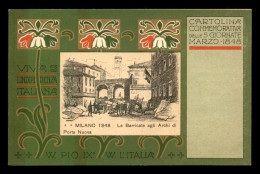 ITALIE - MILANO - COMMEMORATIVA DELLE 5 GIORNATE MARZO 1848 - Milano (Milan)