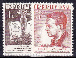 ** Tchécoslovaquie 1953 Mi 788-9 (Yv 694-5), (MNH)** - Unused Stamps