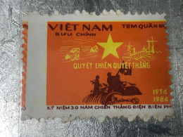 VIET NAM Stamps PRINT ERROR-1984-(-no439 Tem In Lõi Chai Rang-)1-STAMPS-vyre Rare - Vietnam