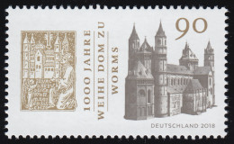 3394 Jubiläum 1000 Jahre Weihe Dom Zu Worms, Nassklebend, ** - Unused Stamps