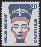 1398D V Sehenswürdigkeiten 20 Pf Nofretete WEISSE Gummierung, ** Postfrisch - Unused Stamps