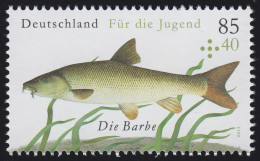 3170 Jugend - Süßwasserfische: Die Barbe, Postfrisch ** - Unused Stamps