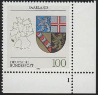 1712 Saarland ** FN1 - Unused Stamps