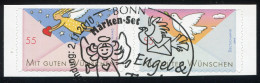 2828-2827 Grußmarken Engel Und Taube Aus FB 12, SELBSTKLEBEND, Paar EV-O - Used Stamps