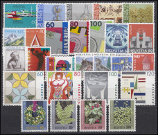 1489-1515 Schweiz-Jahrgang 1993 Komplett, Postfrisch ** - Sonstige & Ohne Zuordnung