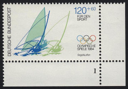 1208 Olympische Sommerspiele 120+60 Pf ** FN1 - Ongebruikt