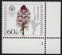 1226 Wohlfahrt Orchideen 60+30 Pf ** FN1 - Ongebruikt