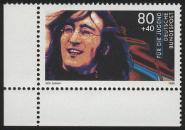 1363 Rockmusik John Lennon 80+40 Pf ** Ecke U.l. - Ungebraucht