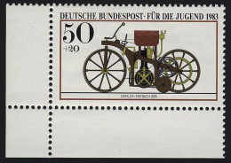 1168 Jugend Motorräder Daimler-Maybach 50+20 Pf ** Ecke U.l. - Unused Stamps