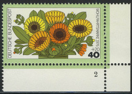 905 Blumen 40+20 Pf Ringelblumen ** FN2 - Ungebraucht