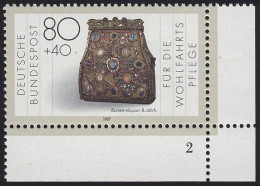 1336 Wohlfahrt Schmiedekunst 80+40 Pf ** FN2 - Unused Stamps