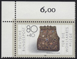 1336 Wohlfahrt Schmiedekunst 80+40 Pf ** Ecke O.l. - Unused Stamps