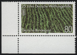 1345 Welthungerhilfe ** Ecke U.l. - Unused Stamps
