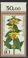 983 Waldblumen 40+20 Pf Goldnessel ** Oberrand - Unused Stamps