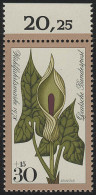982 Waldblumen 30+15 Pf Aronstab ** Oberrand - Unused Stamps