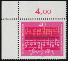 741 Heinrich Schütz ** Ecke O.l. - Unused Stamps