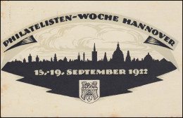 PP 61 Zur Philatelisten-Woche Hannover 1922, Passender SSt HANNOVER 18.9.22 - Sonstige & Ohne Zuordnung