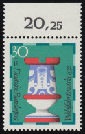 743 Wohlfahrt Schachfiguren 30+15 Pf Turm ** Oberrand - Unused Stamps