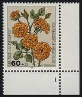 1151 Wohlfahrt Gartenrosen 60+30 Pf ** FN1 - Neufs