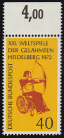 733 Weltspiele Der Gelähmten ** Oberrand - Unused Stamps