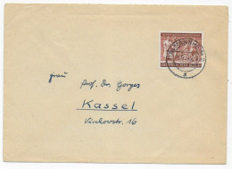 Brief 1954, Mannheim Nach Kassel - Lettres & Documents