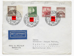 Luftpost Berlin Nach Hameln, MiNr. 665-668, Sonderstempel Breslau 1938 - Lettres & Documents