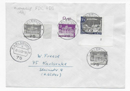 Brief Aus Karlsruhe 1963, Eckrand Form Nr. 2, FDC - Briefe U. Dokumente