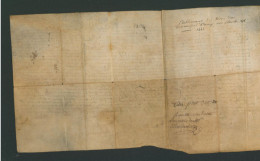 Document Manuscrit - établissement Des Foins Dans La Commune D'Ouroux Sous Charles VII (1442), Texte. TB état - ....-1700: Vorläufer