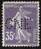 1 04	37	04	N°	142	Perforé	-	CNE 310	-	COMPTOIR NATIONAL D’ESCOMPTE - Used Stamps