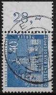 Berlin: MiNr. 149, Oberrand, Gestempelt, Voller Originalgummi, Winzig Angetrennt - Oblitérés