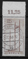 Berlin: MiNr. 157, Oberrand, Gestempelt, Luxus, Gummi Und Verandstellenstempel - Used Stamps