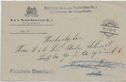 Feldpost Ersatzdepot Schriftleitung Kriegsalbum 1918 Von Wien An Feldpost Dtschl - Covers & Documents