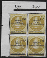 Berlin: MiNr. 155 I, Eckrand Viererblock, ** Postfrisch - Unused Stamps