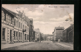 AK Holzwickede, Bahnhofstrasse Mit Gasthaus  - Autres & Non Classés