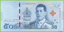 Voyo THAILAND 50 Baht ND/2018 P136b(1) B194b 5D UNC - Thailand