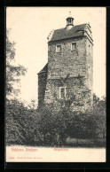 AK Stolpen, Schloss Stolpen, Seigerturm  - Stolpen