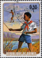 Guinée (Rep) Poste Obl Yv: 533/538 Scoutisme (Beau Cachet Rond) - Guinée (1958-...)