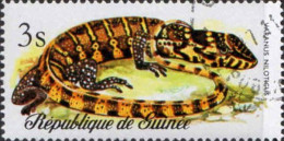 Guinée (Rep) Poste Obl Yv: 596/603 Reptiles De Guinée (Beau Cachet Rond) - Guinea (1958-...)