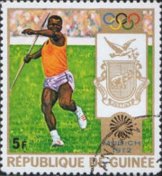 Guinée (Rep) Poste Obl Yv: 470/476 Jeux Olympiques De Munich (Beau Cachet Rond) - Guinee (1958-...)