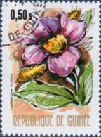 Guinée (Rep) Poste Obl Yv: 520/528 Fleurs De Guinée (Beau Cachet Rond) - Guinea (1958-...)