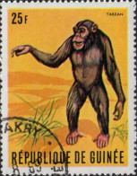 Guinée (Rep) Poste Obl Yv: 382/385 Tarzan (Beau Cachet Rond) - Guinee (1958-...)