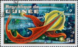 Guinée (Rep) Poste Obl Yv: 451/456 Animaux Imaginaires (Beau Cachet Rond) - Guinee (1958-...)