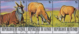 Guinée (Rep) Poste Obl Yv: 604/621 Faune à Protéger (Beau Cachet Rond) - Guinee (1958-...)