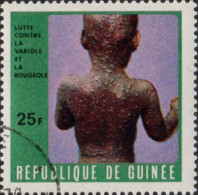 Guinée (Rep) Poste Obl Yv: 410/415 Lutte Contre La Variole Et La Rougeole (Beau Cachet Rond) - Guinée (1958-...)