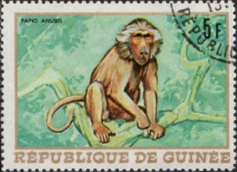 Guinée (Rep) Poste Obl Yv: 363/369 Faune Africaine (Beau Cachet Rond) - Guinee (1958-...)