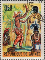 Guinée (Rep) Poste Obl Yv: 287/292 Danses Folkloriques (TB Cachet Rond) - Guinée (1958-...)