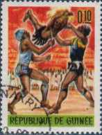 Guinée (Rep) Poste Obl Yv: 255/259 Danses Folkloriques (Beau Cachet Rond) - Guinee (1958-...)