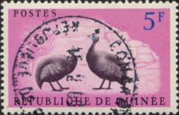 Guinée (Rep) Poste Obl Yv:  63/68 Pintades (TB Cachet Rond) - Guinee (1958-...)