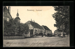 AK Annaburg, Blick über Den Marktplatz  - Autres & Non Classés